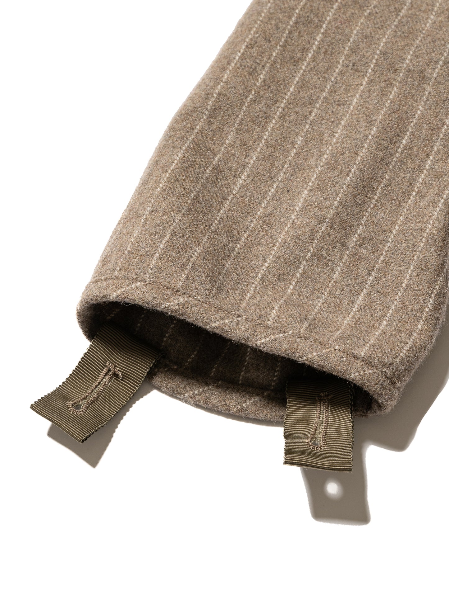CRAFTED LINING SHIRT / WOOL MIX STRIPE TWILL