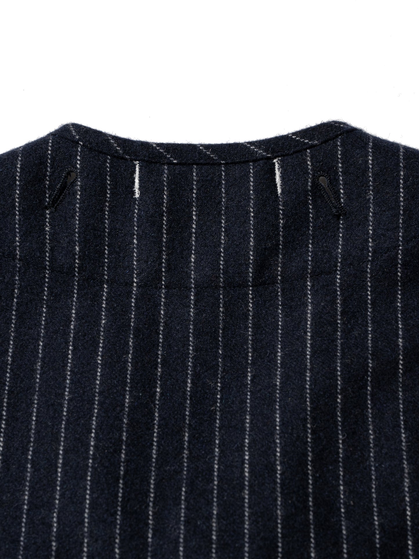 CRAFTED LINING SHIRT / WOOL MIX STRIPE TWILL
