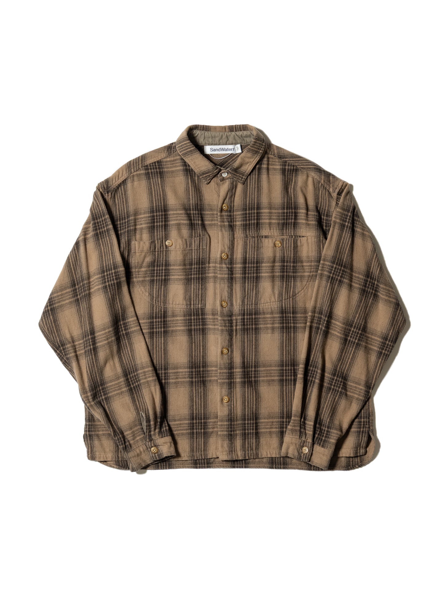 RESEARCHED WORK SHIRT / COTTON FLANNEL CHECK