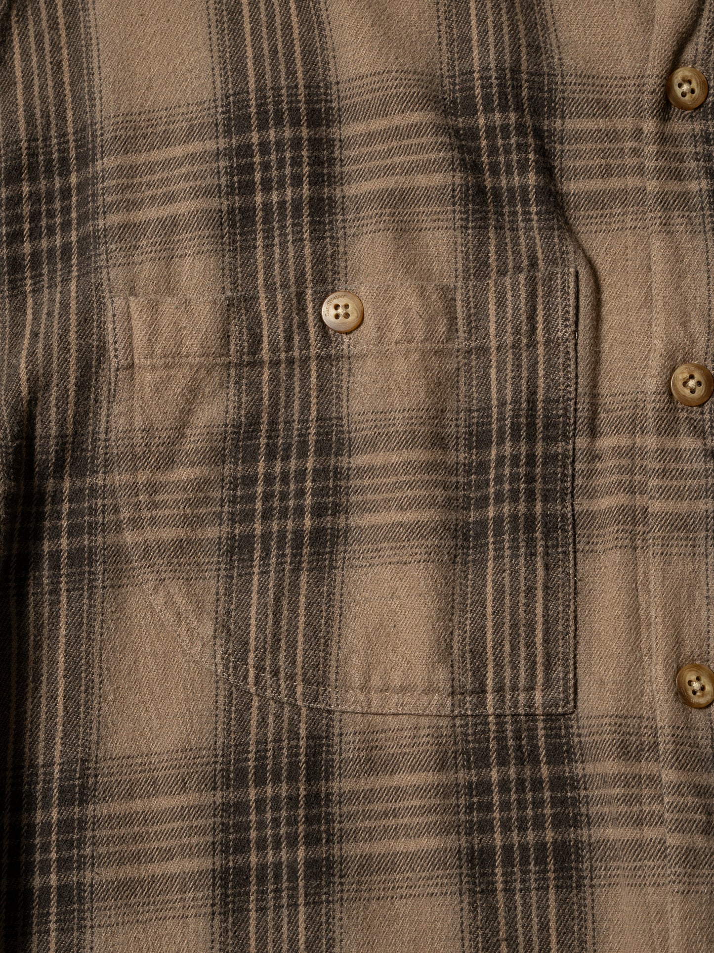 RESEARCHED WORK SHIRT / COTTON FLANNEL CHECK