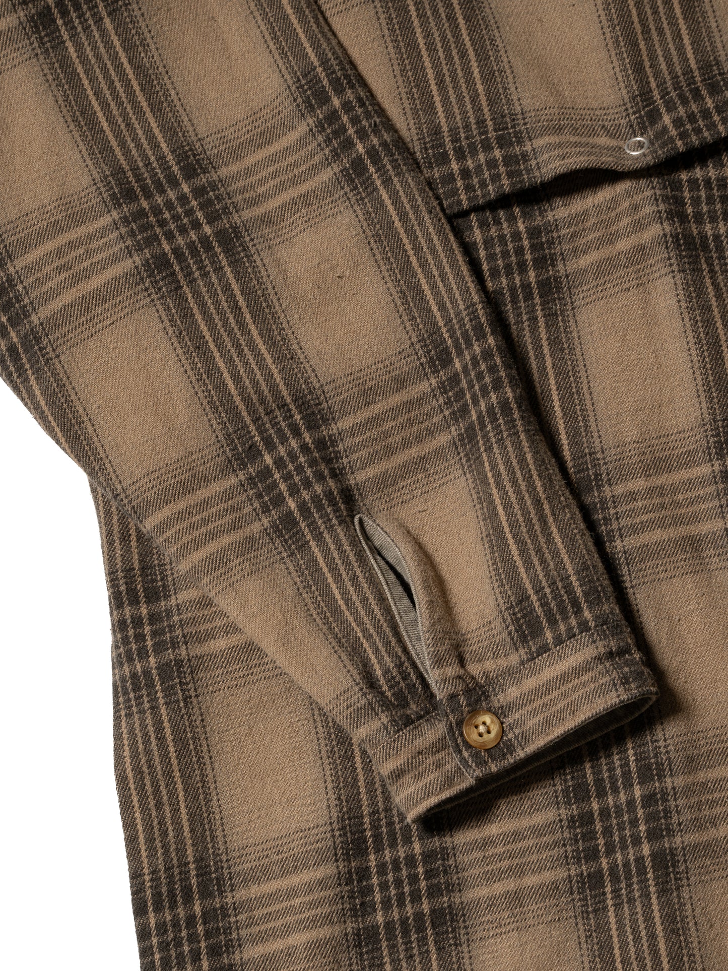 RESEARCHED LONG PULLOVER / COTTON FLANNEL CHECK