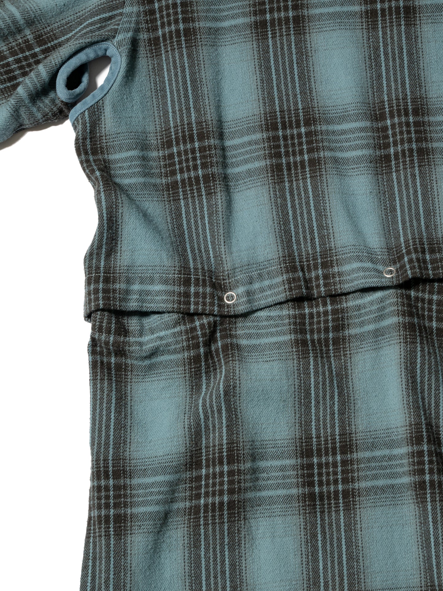 RESEARCHED LONG PULLOVER / COTTON FLANNEL CHECK