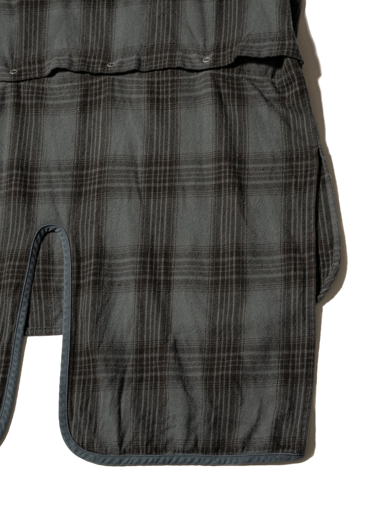 RESEARCHED LONG PULLOVER / COTTON FLANNEL CHECK