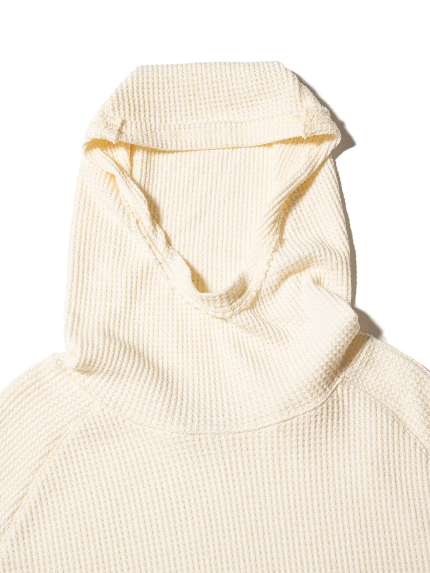 ORGANIZED HOODED PULLOVER LONG TOP / COTTON THERMAL