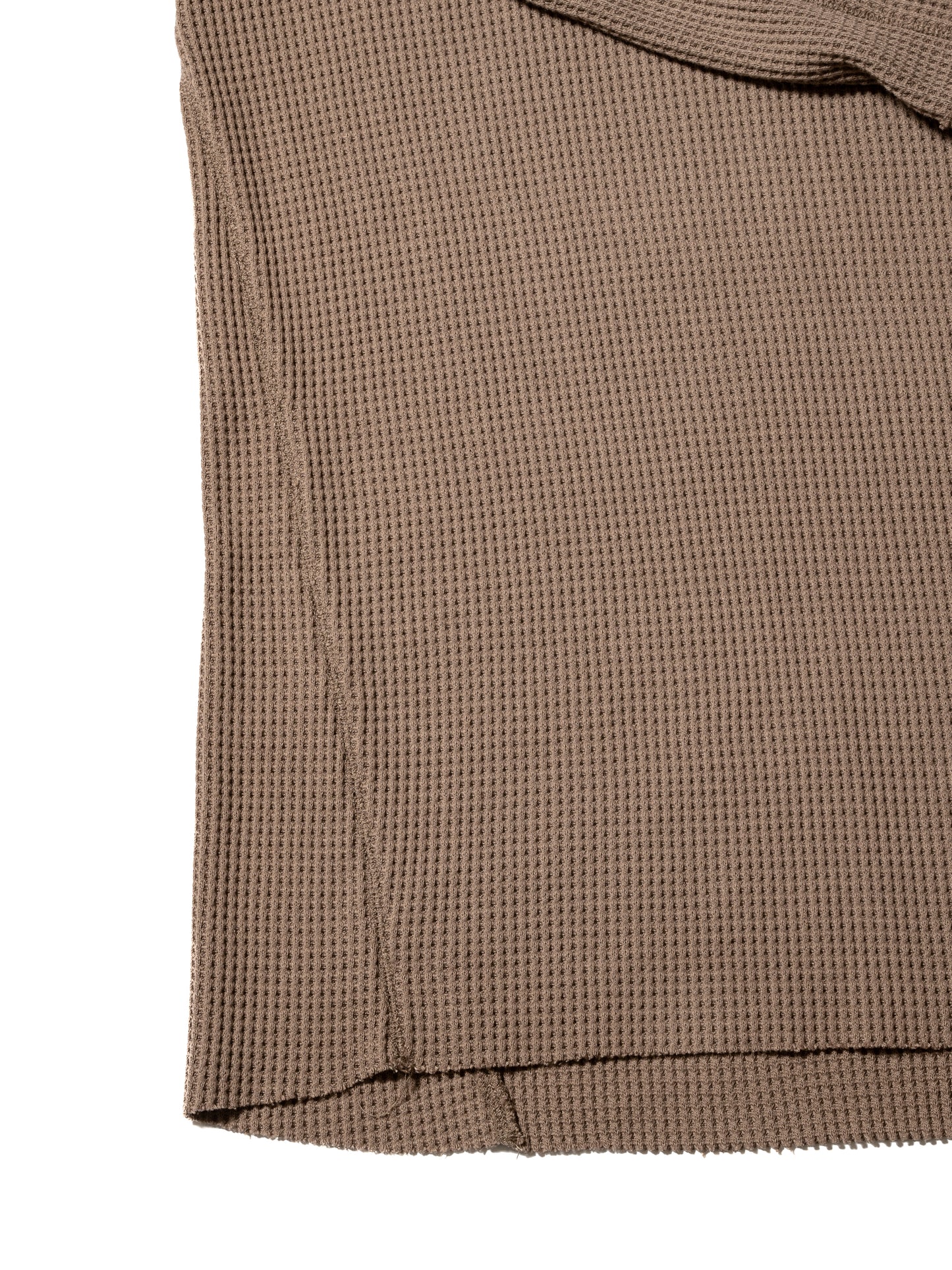 ORGANIZED HOODED PULLOVER LONG TOP / COTTON THERMAL