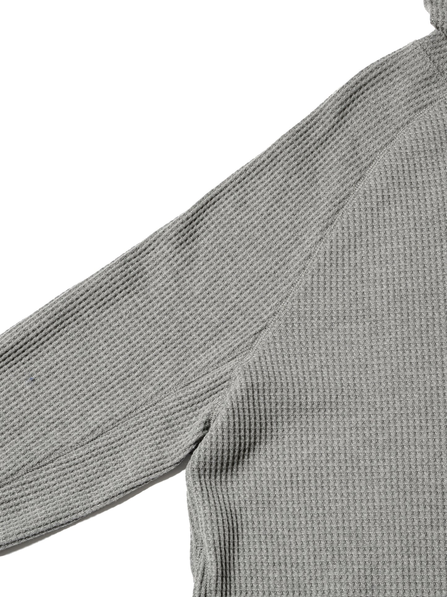 ORGANIZED HOODED PULLOVER LONG TOP / COTTON THERMAL