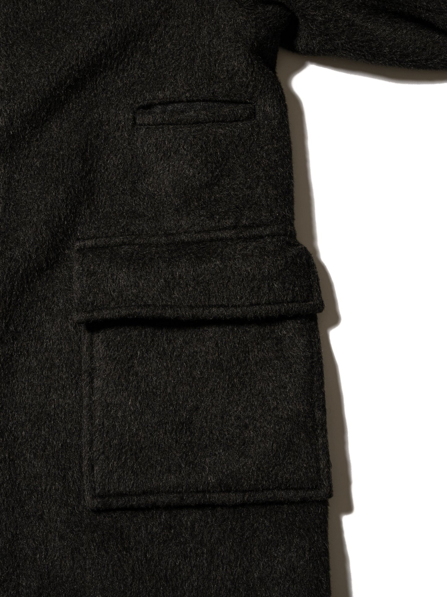 RESEARCHED CITY COAT / BEAVER MELTON COAT