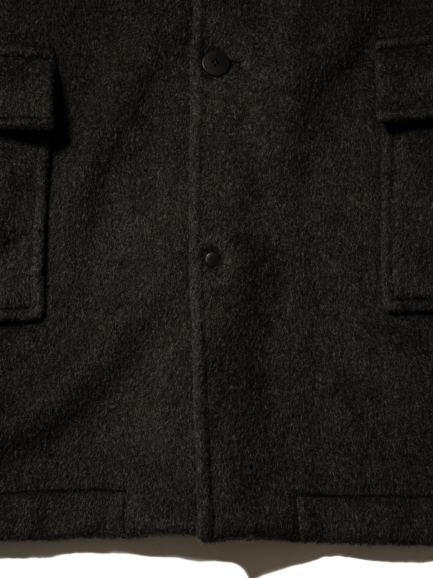 RESEARCHED CITY COAT / BEAVER MELTON COAT
