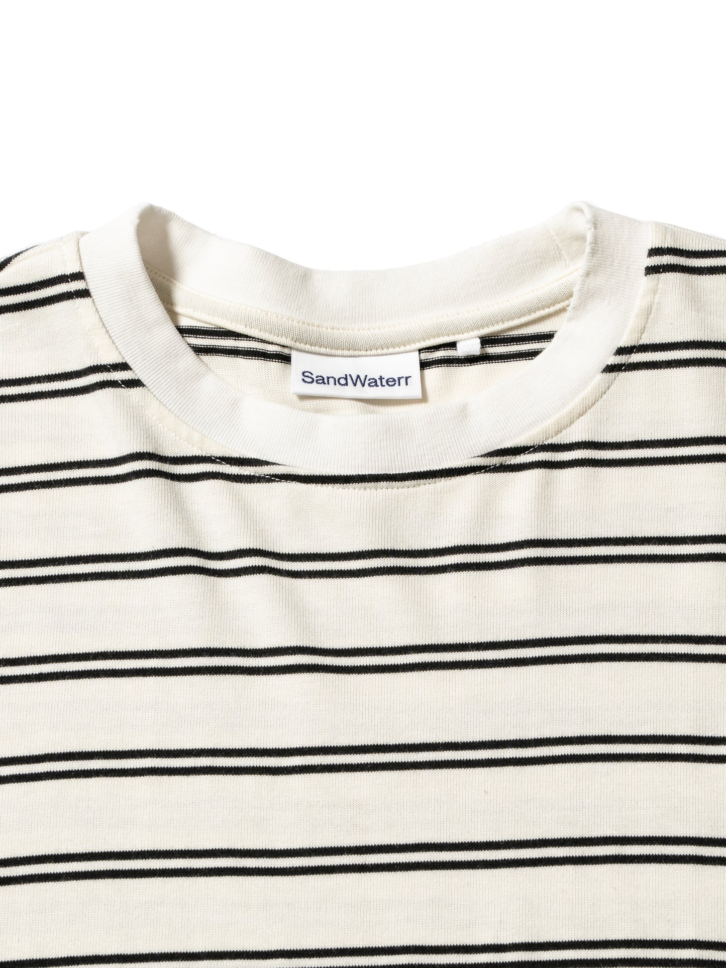 RESEARCHED TEE LS / COTTON BORDER JERSEY