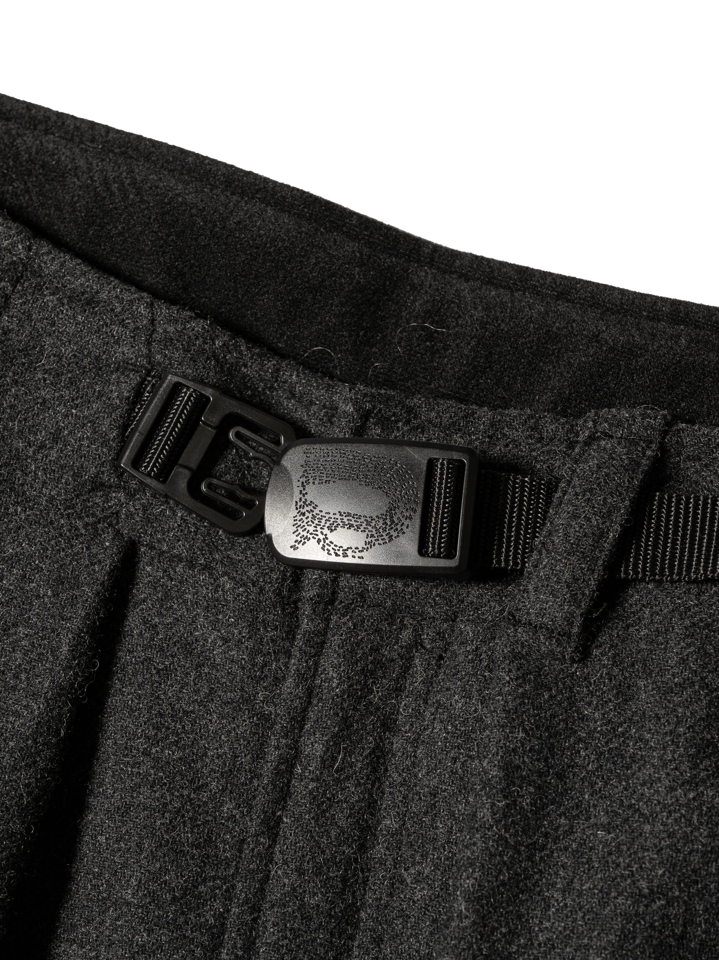 CRAFTED 3 TUCK SLACKS / WOOL MIX TWILL