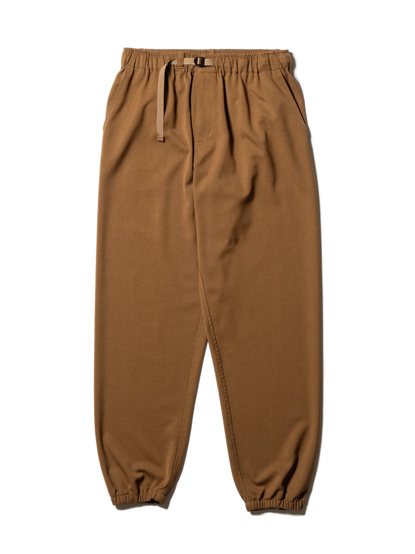 RESEARCHED EASY RIB PANTS / RAYON MIX GABARDINE