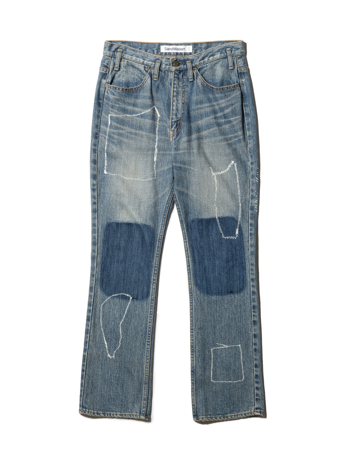 RESEARCHED 5P JEANS / 12.5 oz DENIM / SASHIKO
