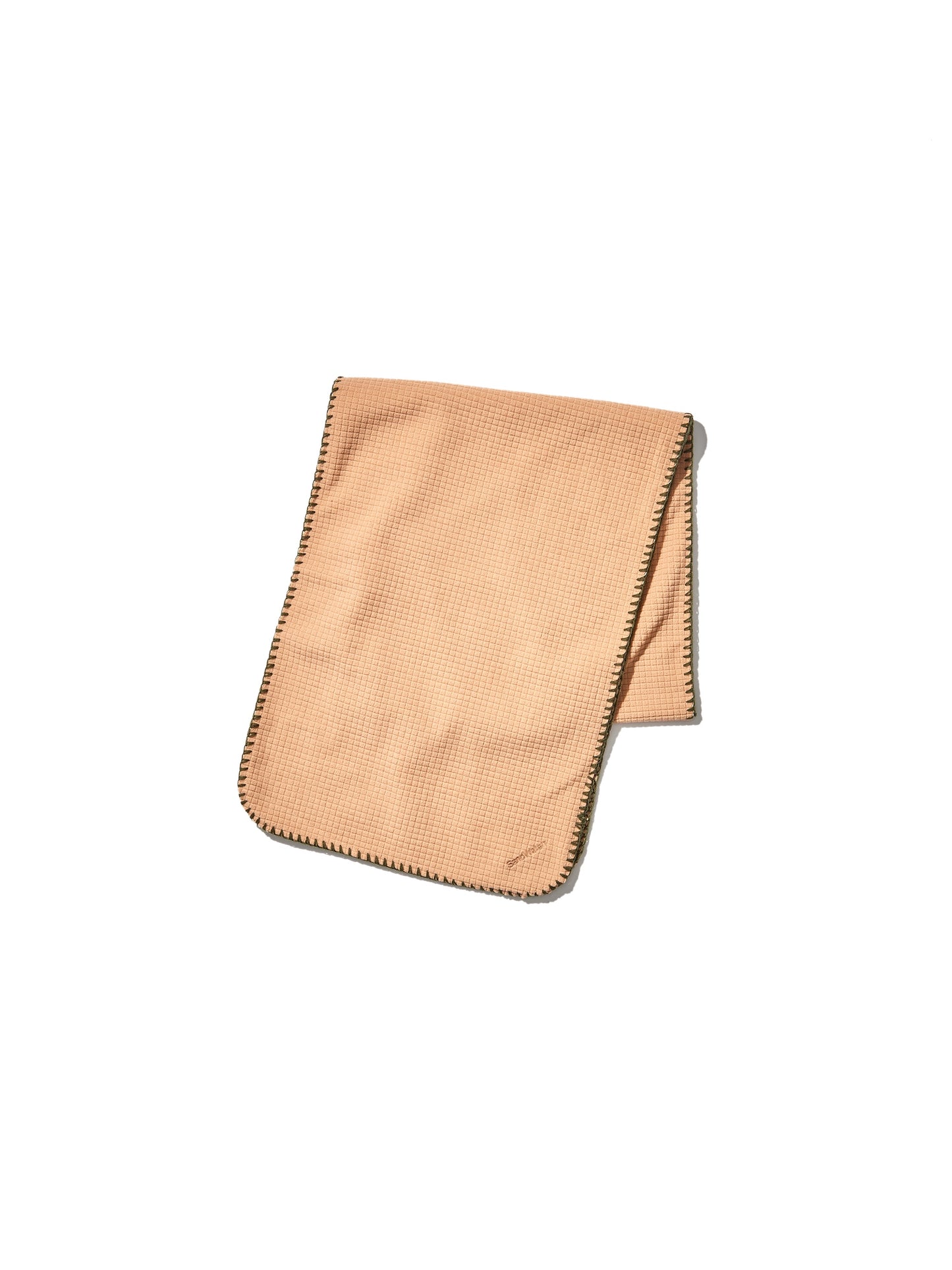 ORGANIZED LONG SCARF / PE.BLOCK FLEECE