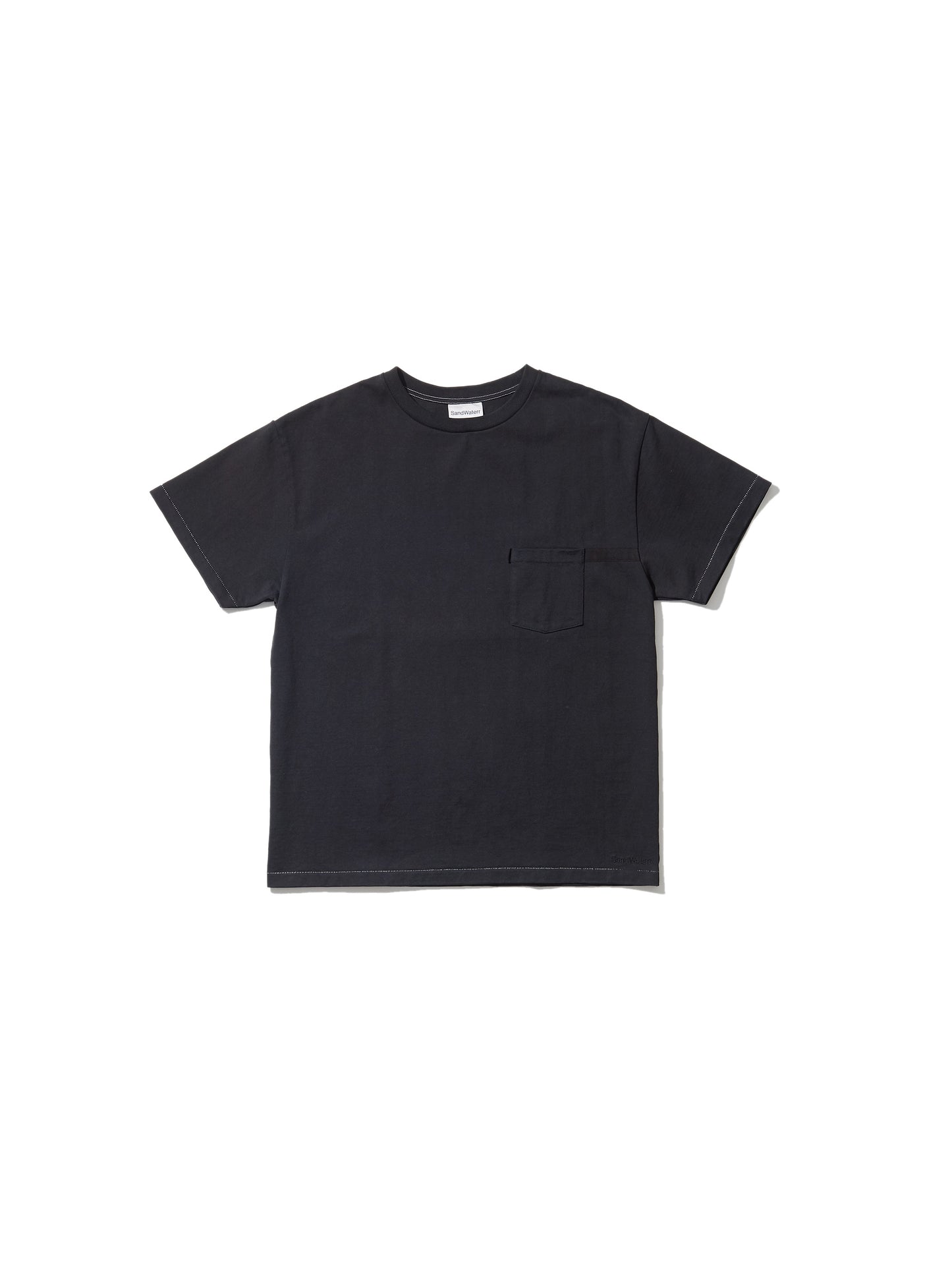 CREW NECK TEE 11oz C.JERSEY / SASHIKO