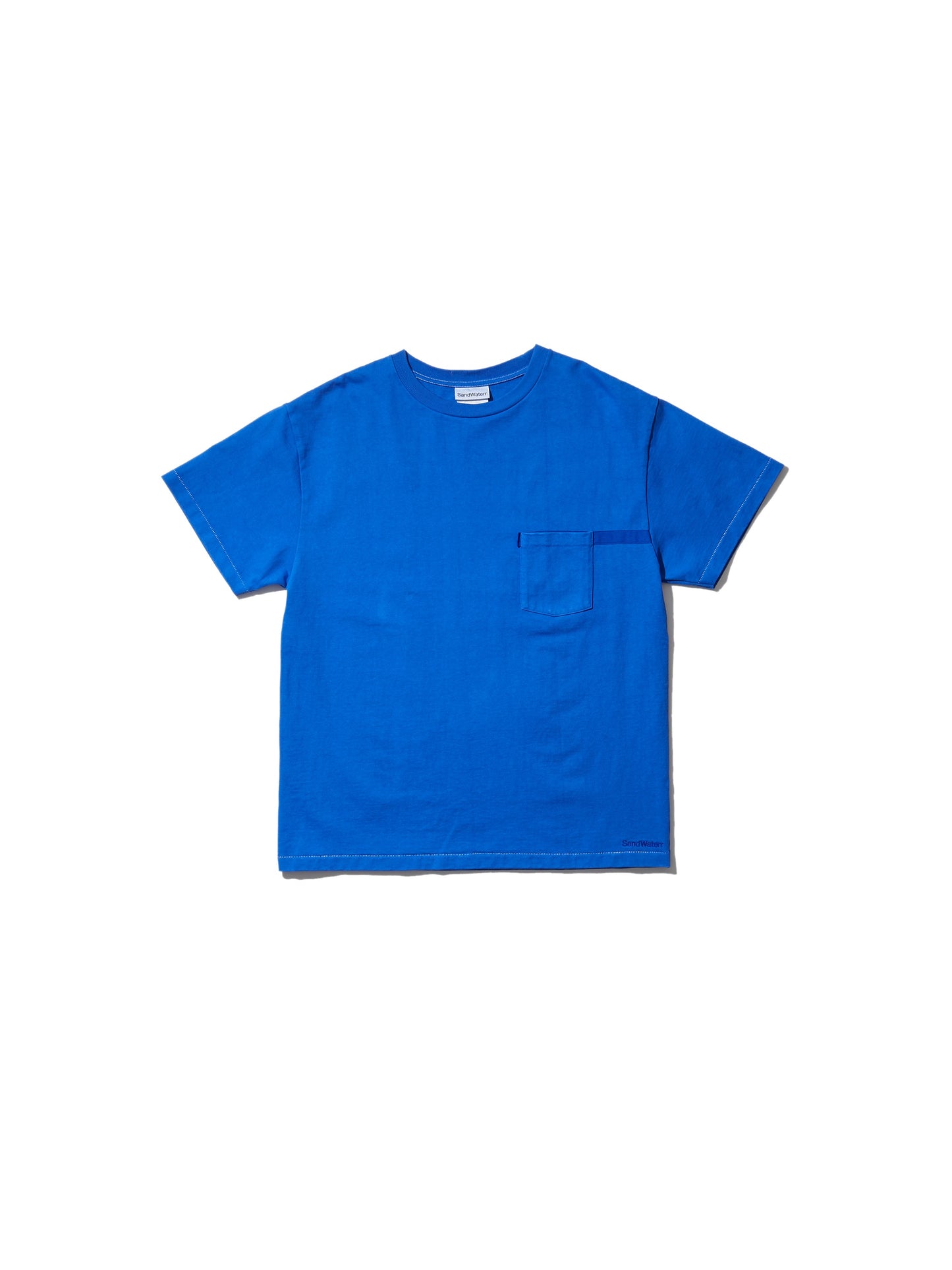CREW NECK TEE 11oz C.JERSEY / SASHIKO