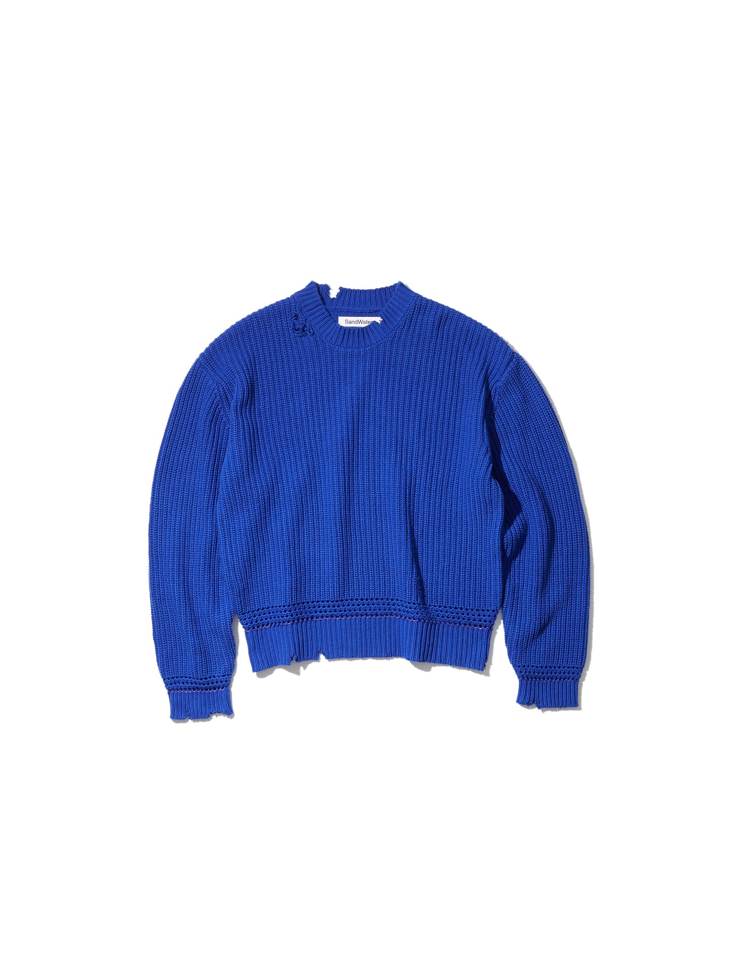 ORGANIZED CREW NECK SWEATER / C ,A YARN