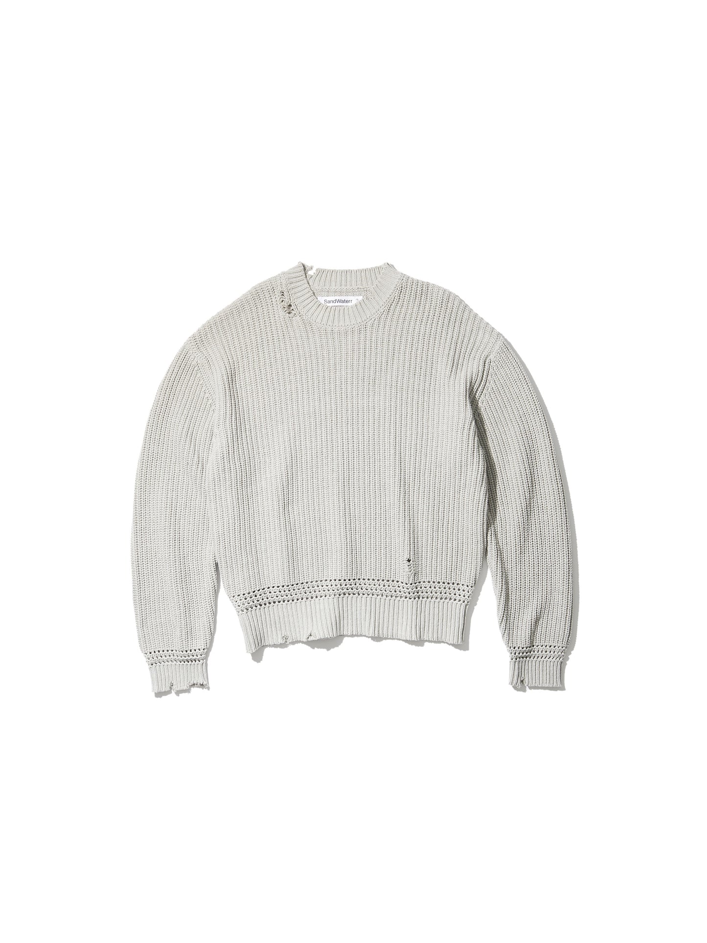 ORGANIZED CREW NECK SWEATER / C ,A YARN