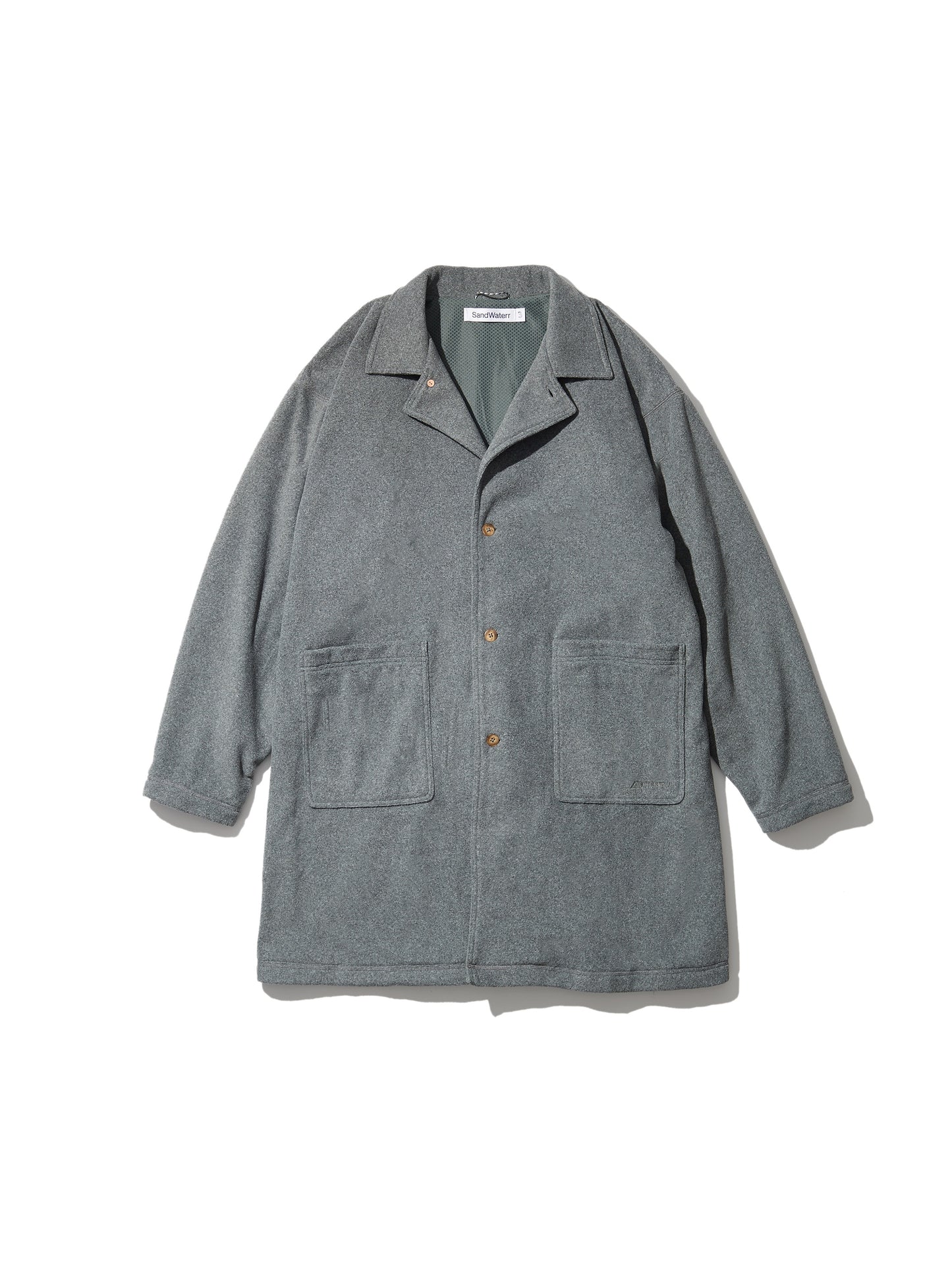 ORGANIZED OVER COAT / PE.MICRO FLEECE
