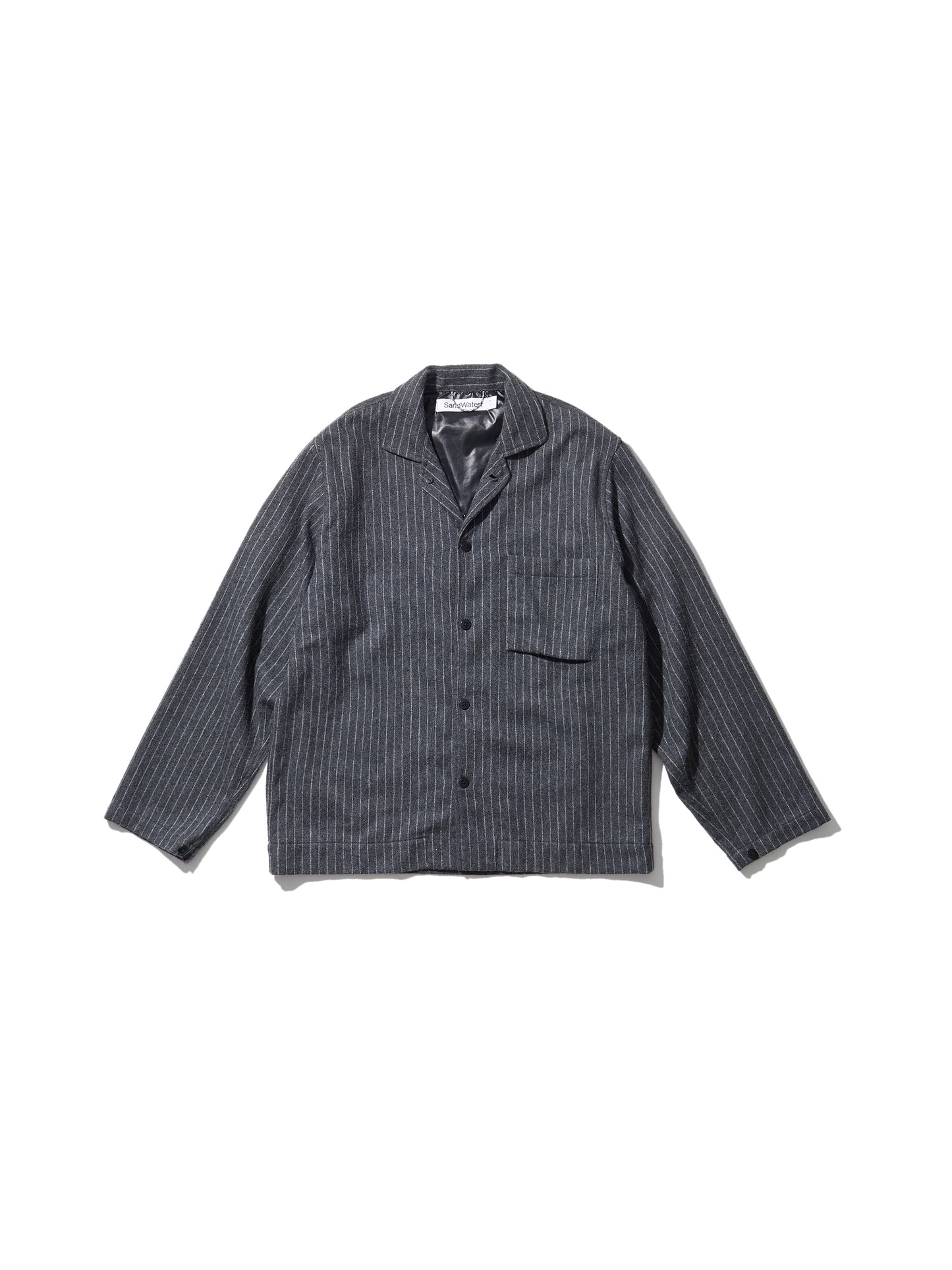 RESEARCHED PAJAMA SHIRT / ECO WOOL