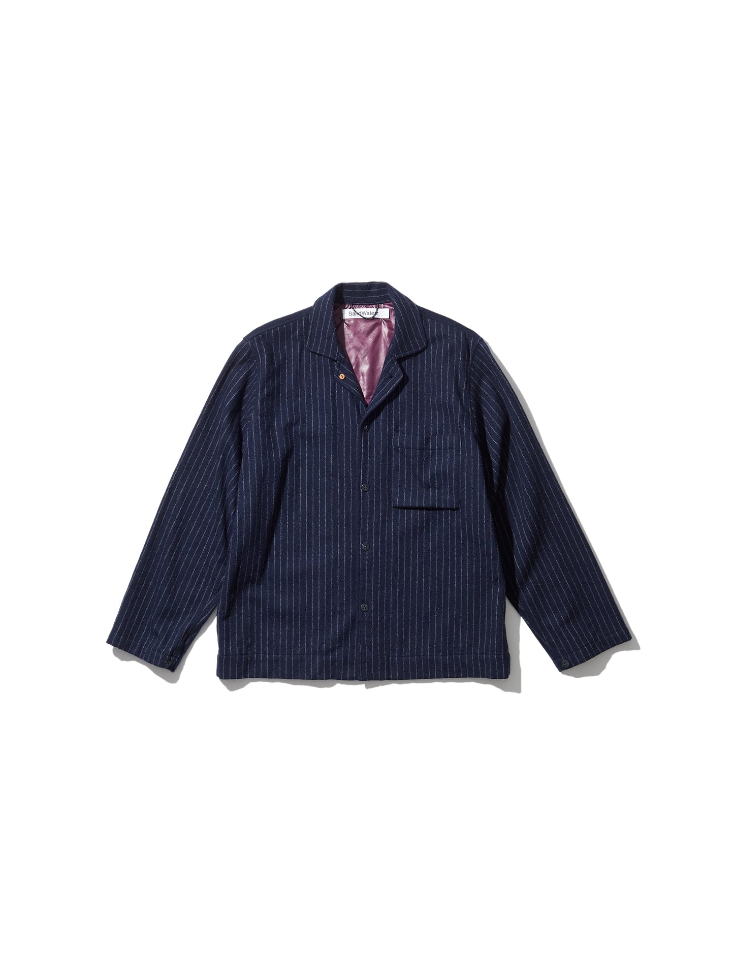 RESEARCHED PAJAMA SHIRT / ECO WOOL