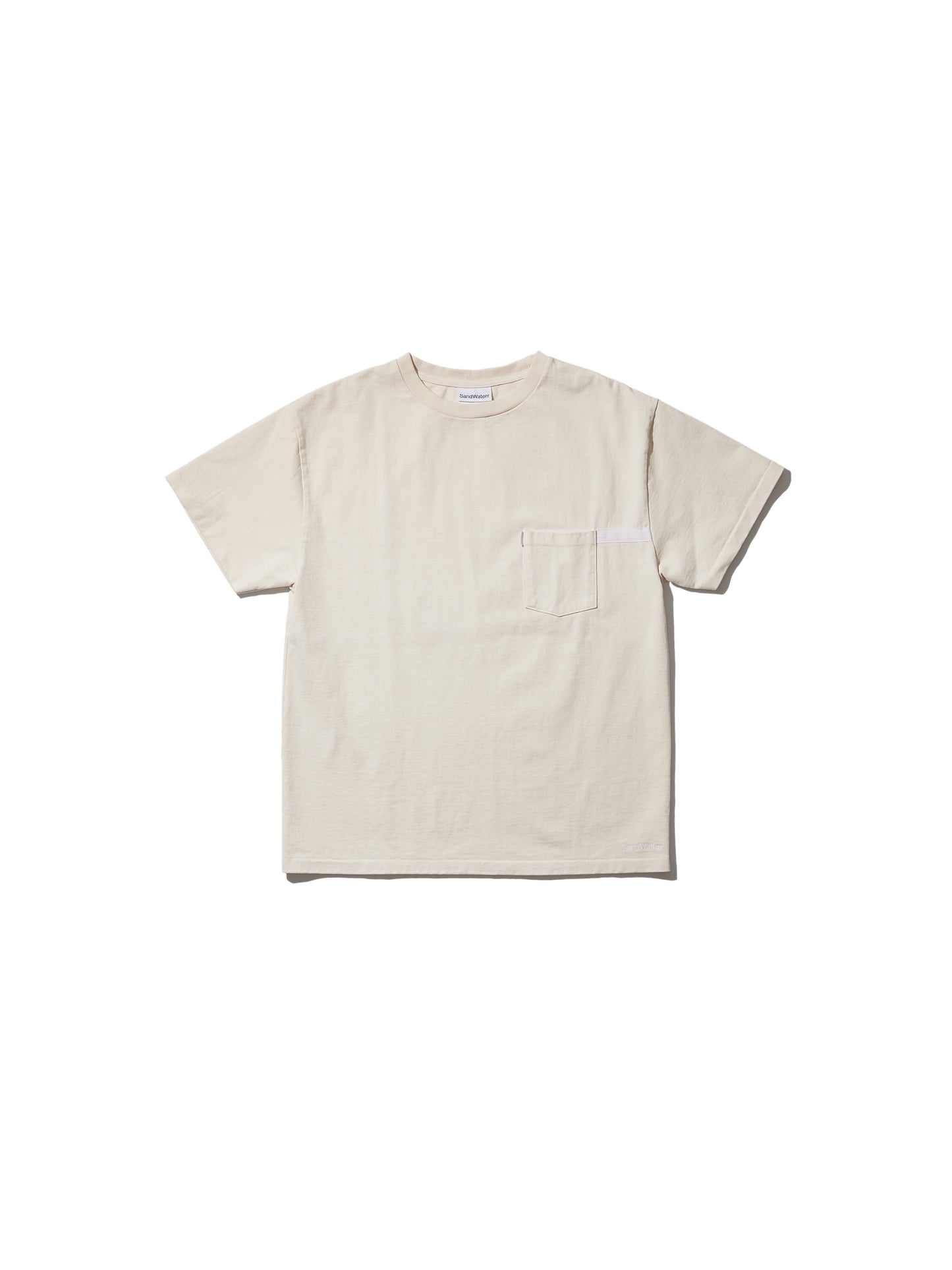 CREW NECK TEE 11oz C.JERSEY / SASHIKO