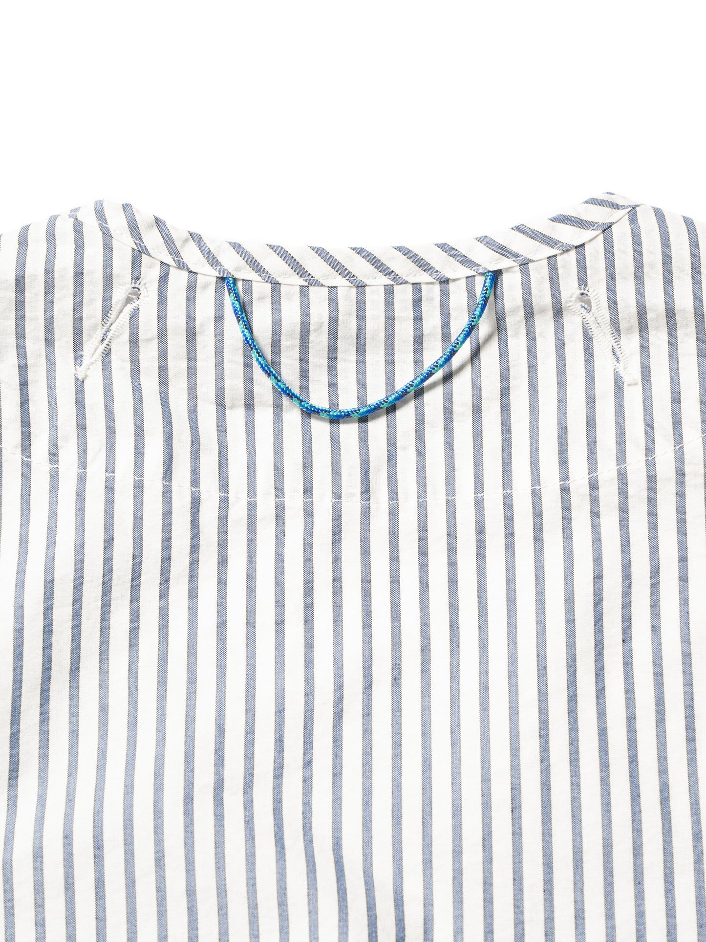 ORGANIZED LINING SHIRT / COTTON MIX BROAD STRIPE