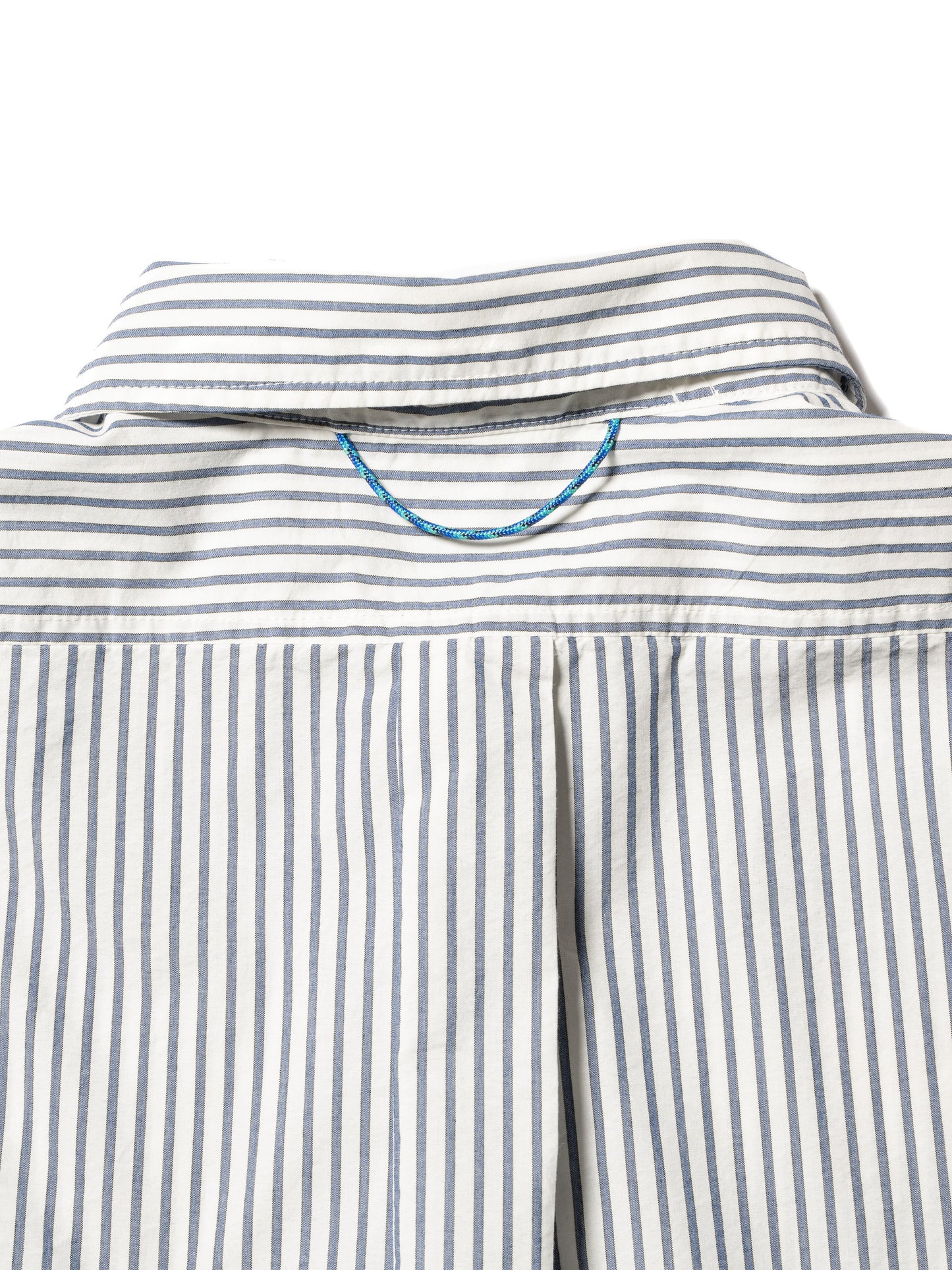 ORGANIZED B.D.SHIRT / COTTON MIX BROAD STRIPE