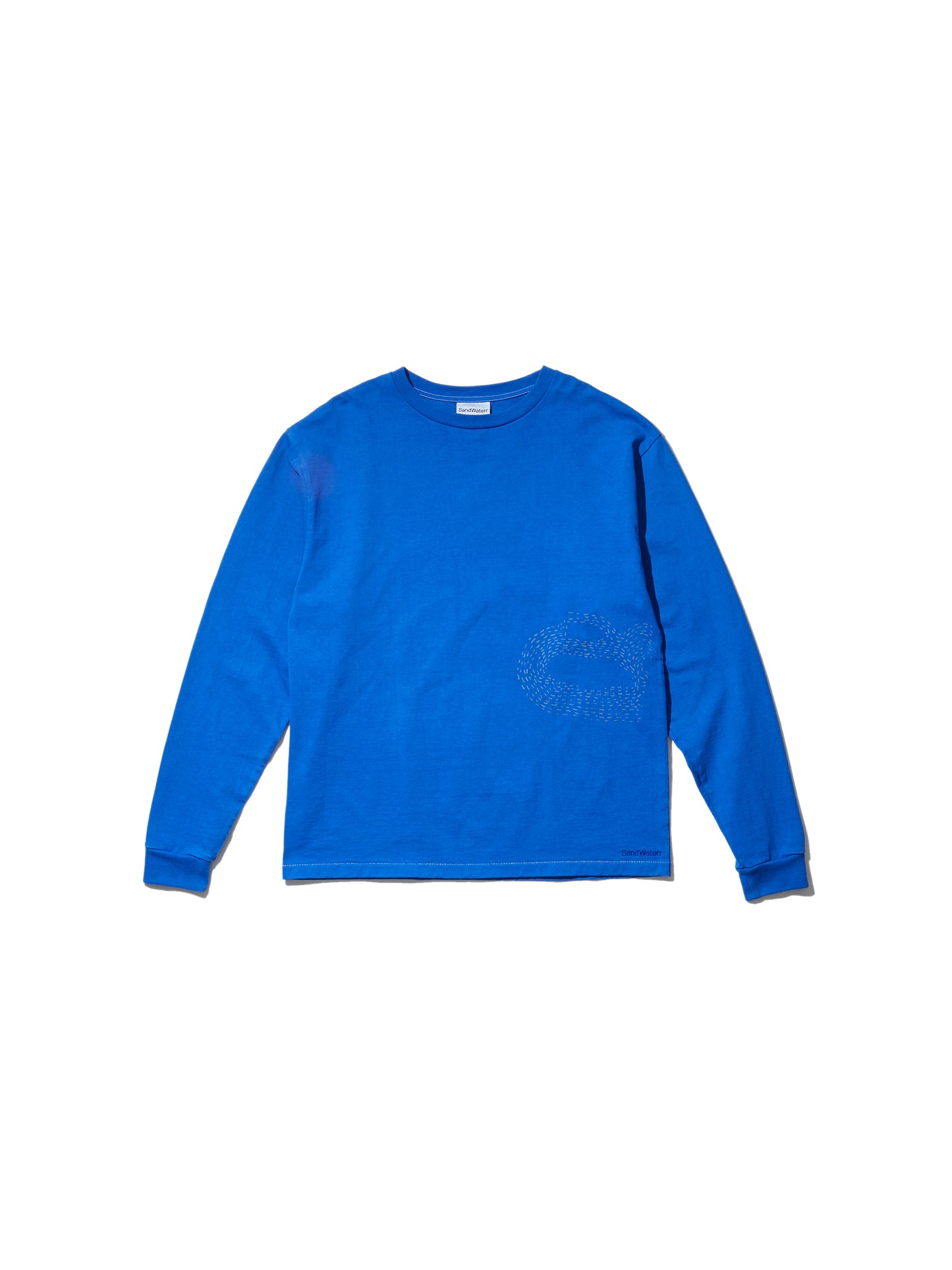 CREW NECK LSTEE11oz C.JERSEY / SASHIKO