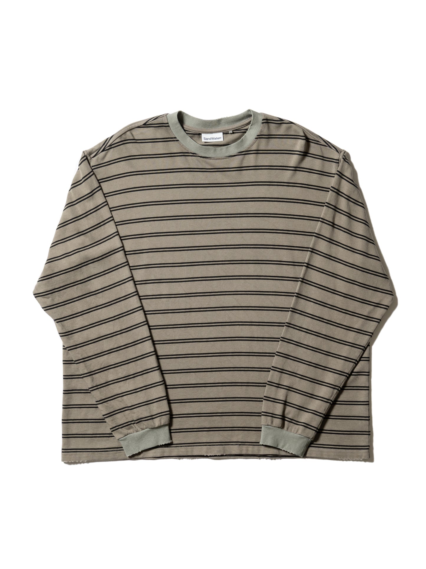 RESEARCHED TEE LS / COTTON BORDER JERSEY