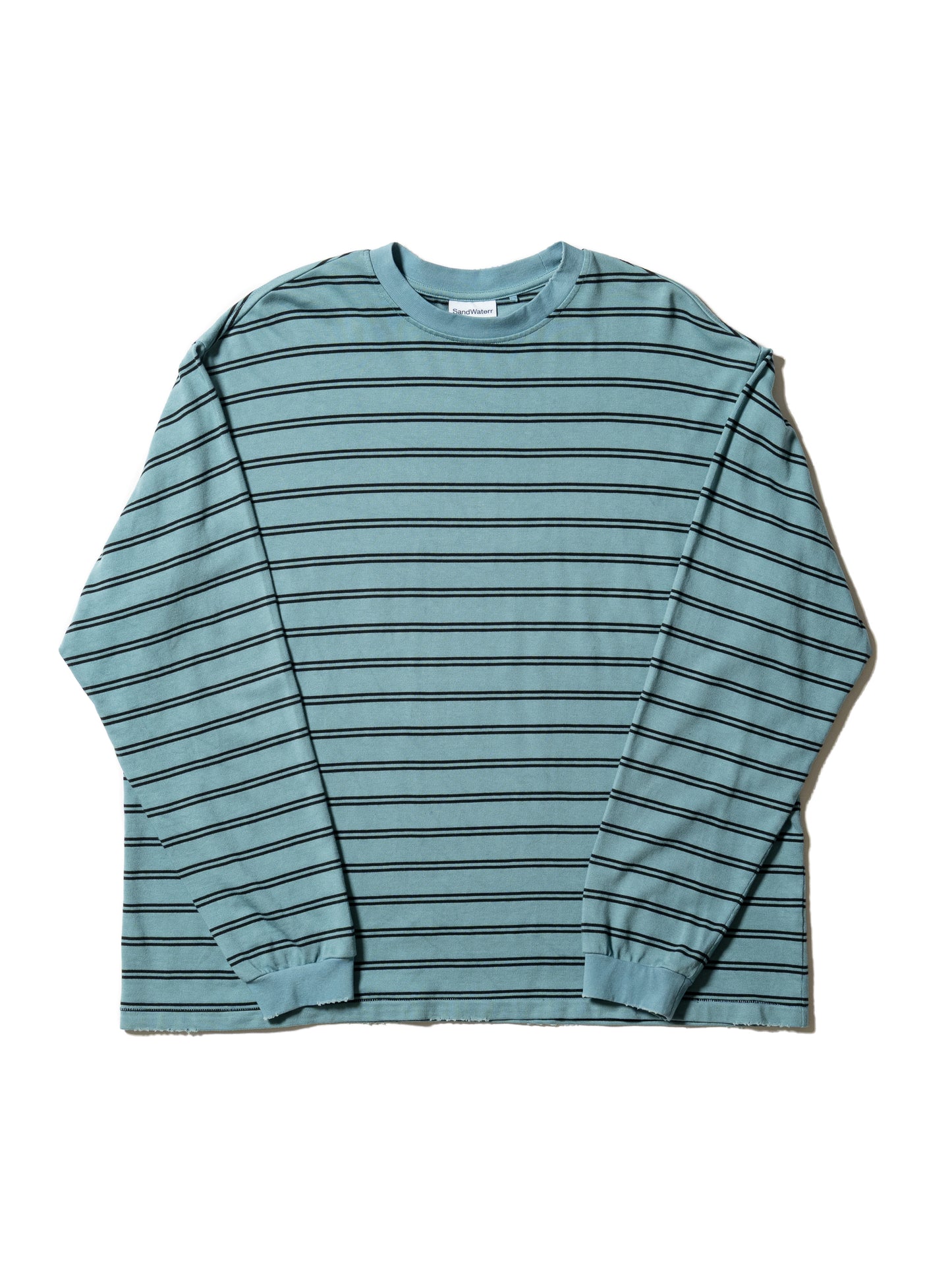 RESEARCHED TEE LS / COTTON BORDER JERSEY