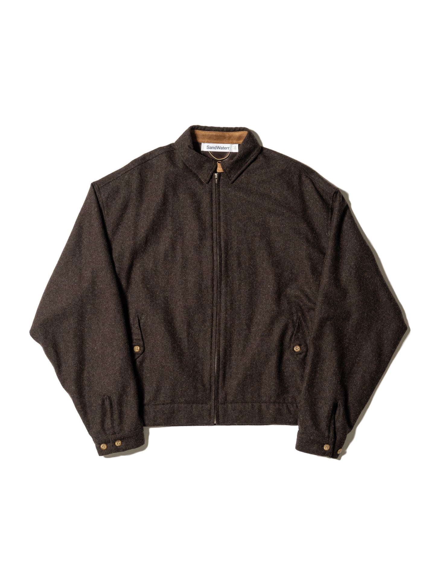 CRAFTED BLOUSON / WOOL MIX TWILL