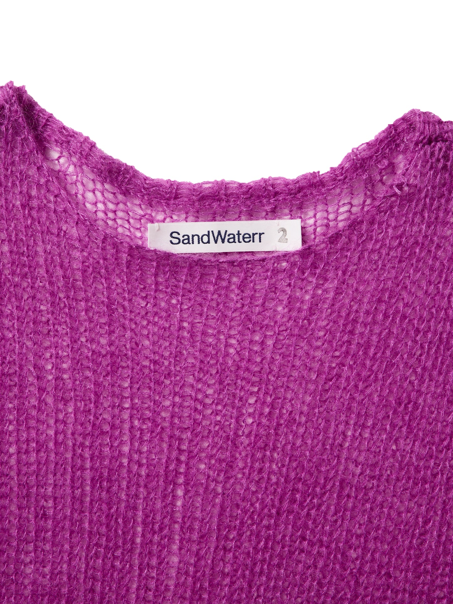 【BLACK FRIDAY 40%OFF】RESEARCHED BOAT NECK SWEATER / MOHAIR MIX YARN