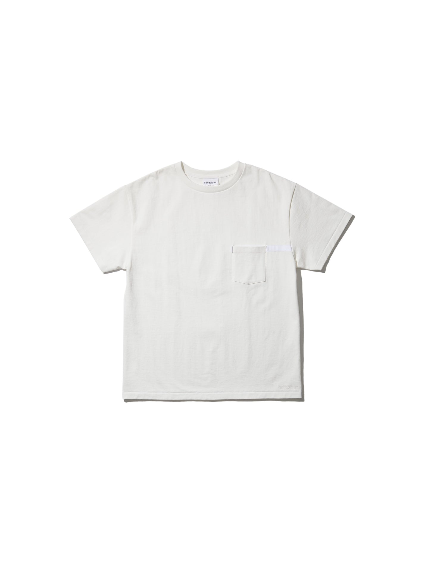 CREW NECK TEE 11oz C.JERSEY / SASHIKO
