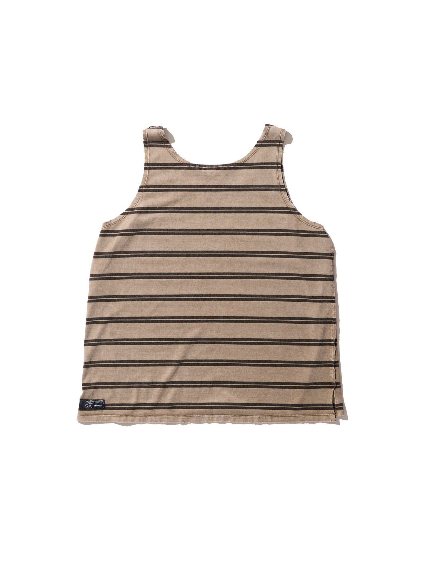 RESEARCHED TANKTOP / COTTON BORDER JERSEY