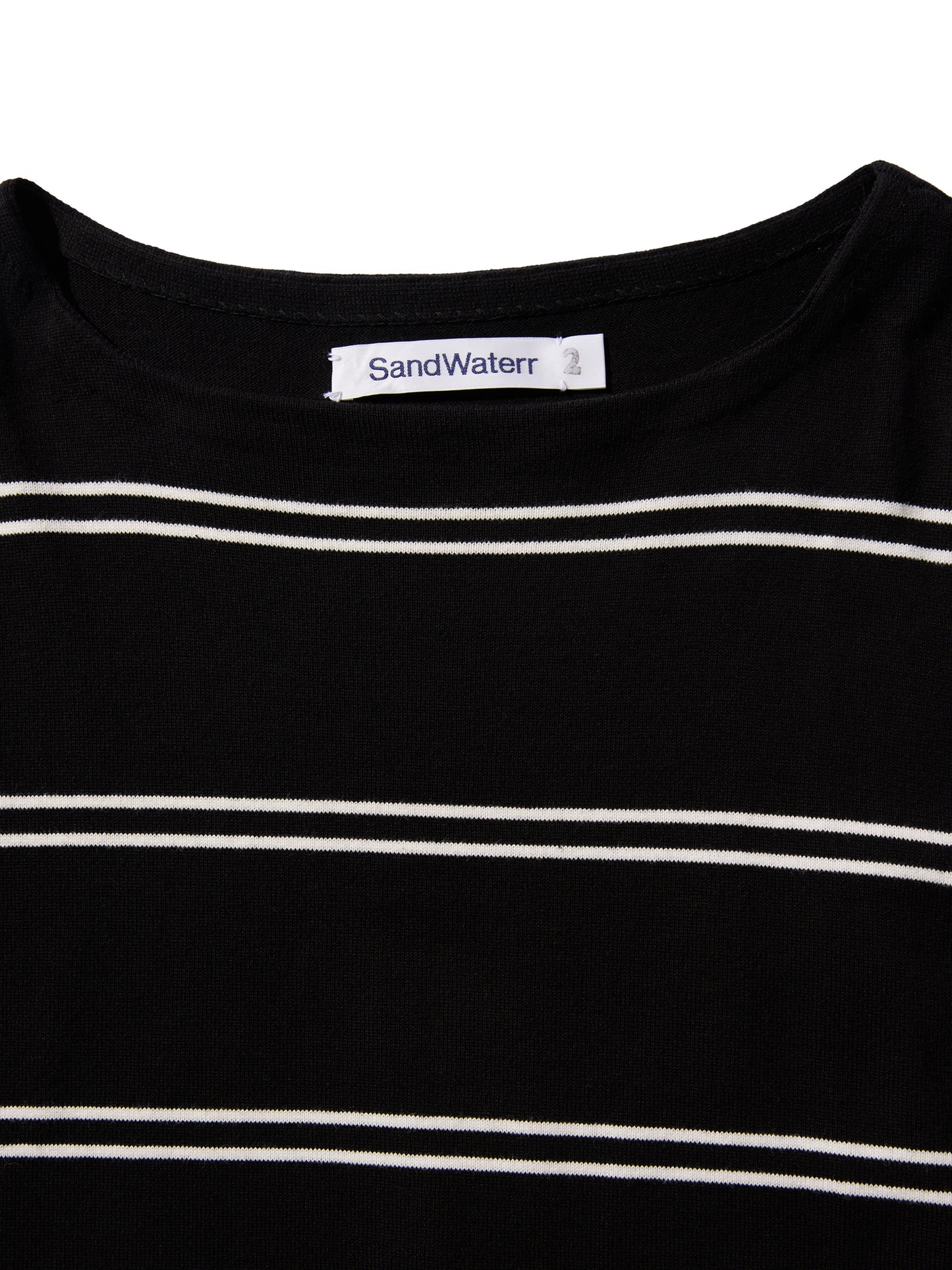 ORGANIZED BORDER SWEATER /COTTON YARN
