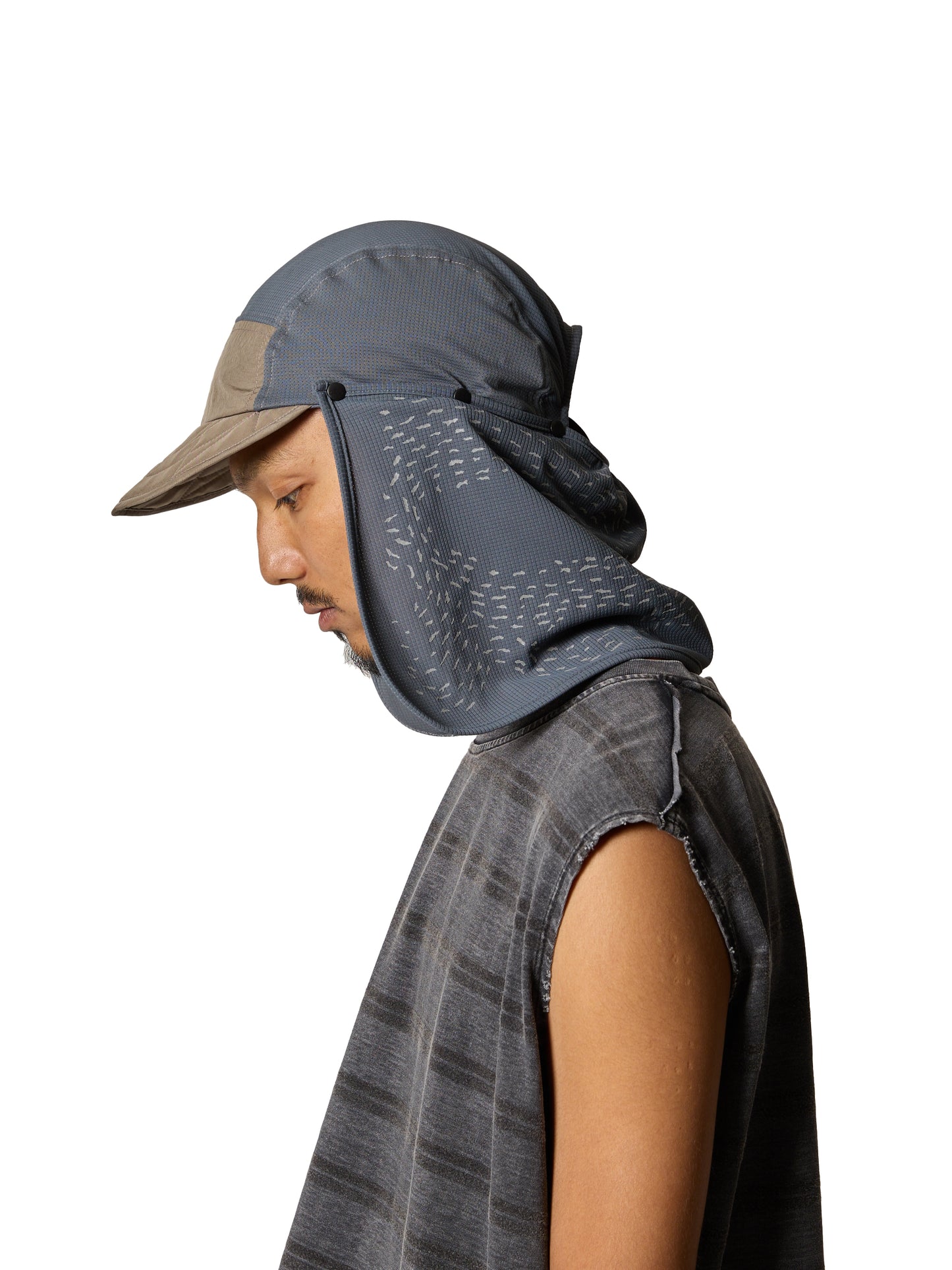ORGANIZED SUN SHADE CAP / COOLMAX® ECOMADE