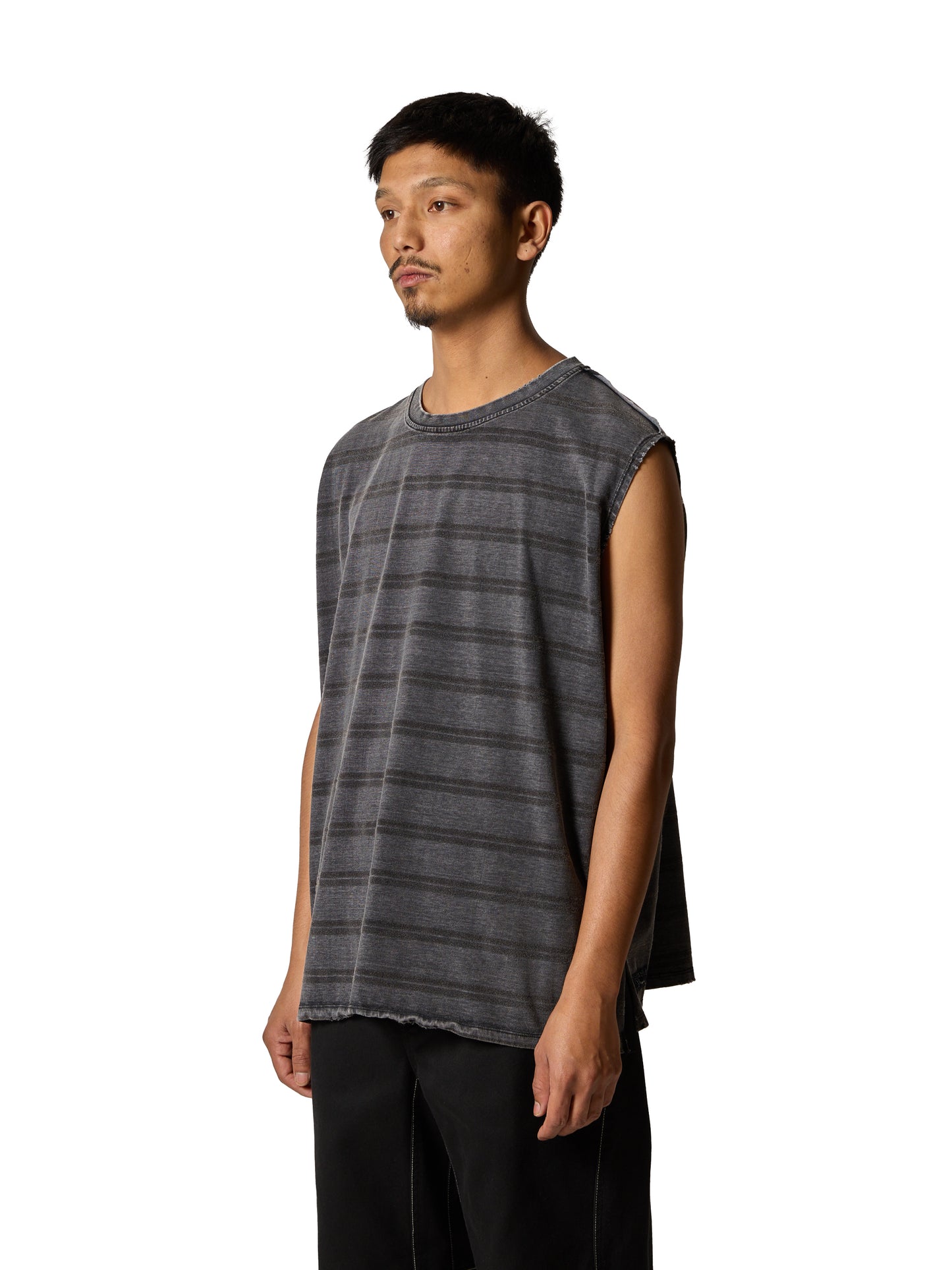 RESEARCHED TEE NS / COTTON BORDER JERSEY