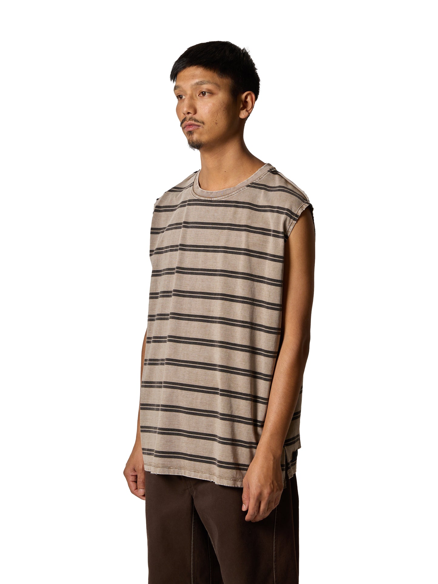 RESEARCHED TEE NS / COTTON BORDER JERSEY