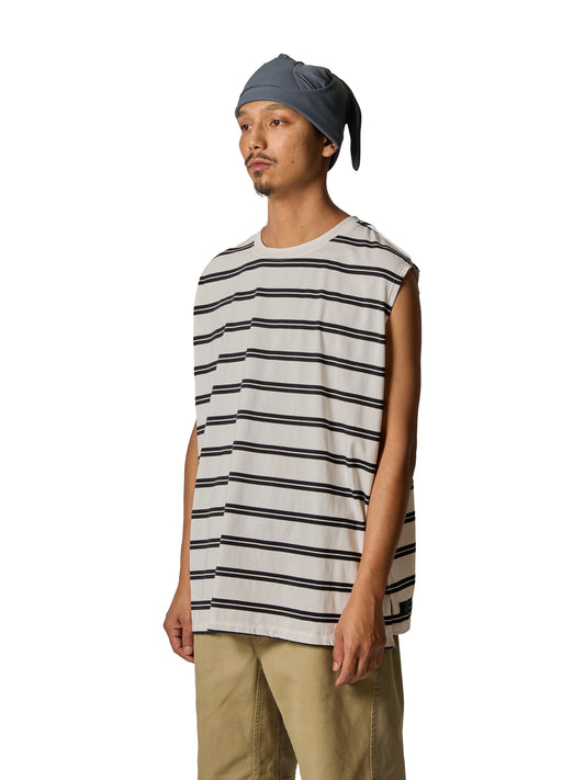 RESEARCHED TEE NS / COTTON BORDER JERSEY