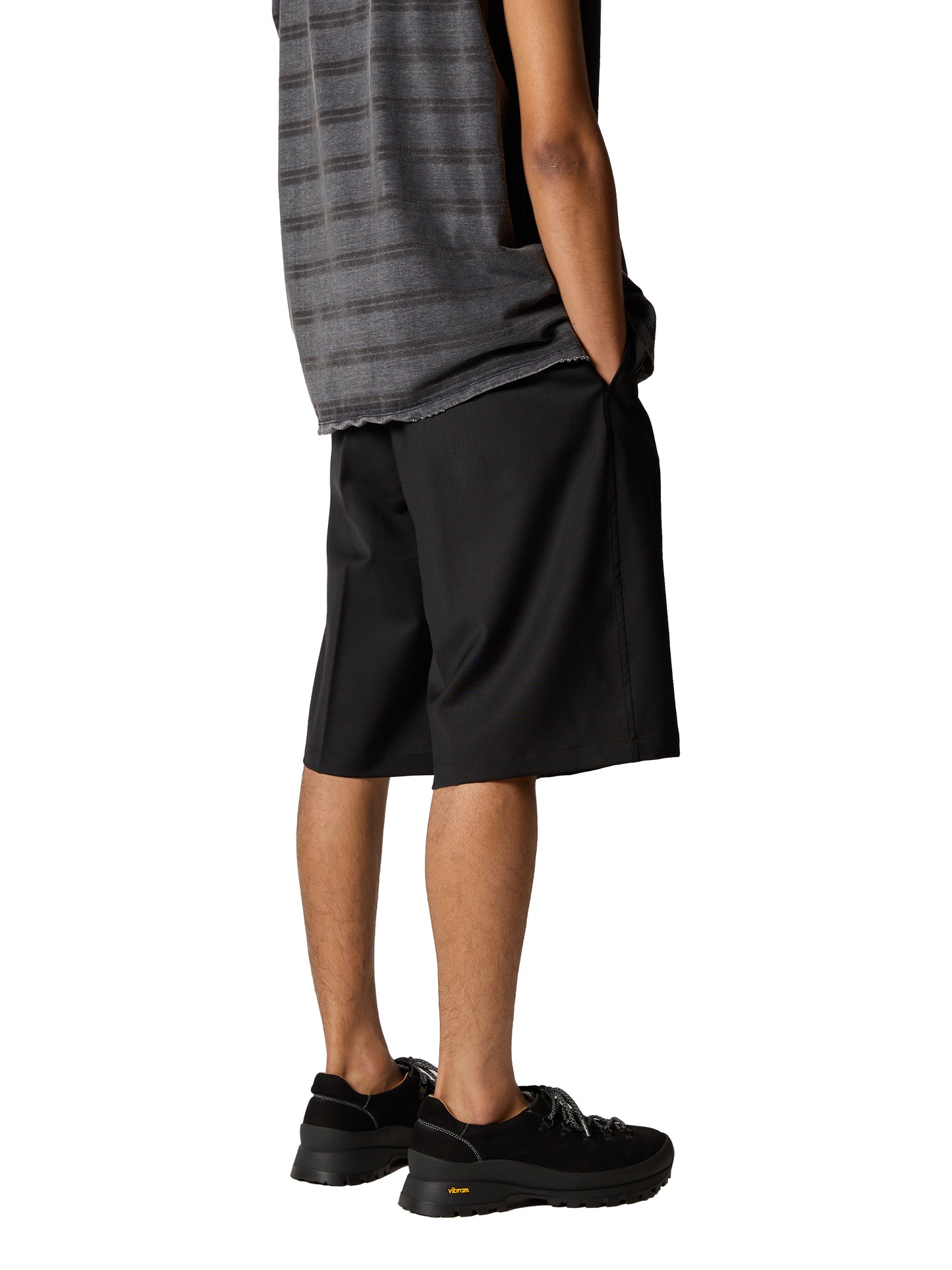 RESEARCHED 3/4 SHORTS / REGGIANI W.SATIN