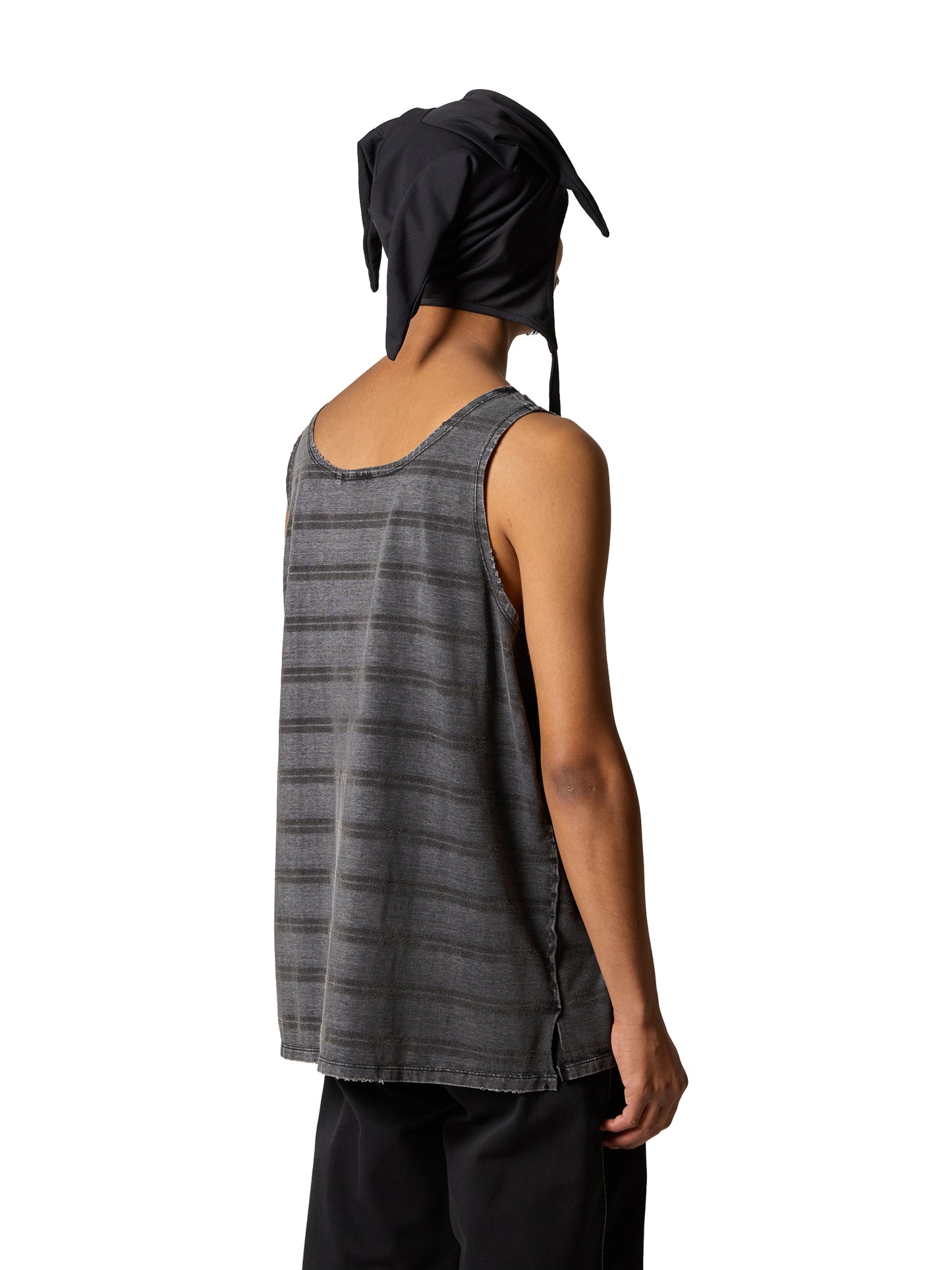 RESEARCHED TANKTOP / COTTON BORDER JERSEY