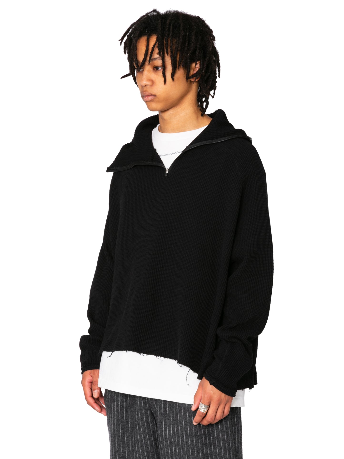 ORGANIZED H.ZIP  PULLOVER TOP
/ C.THERMAL