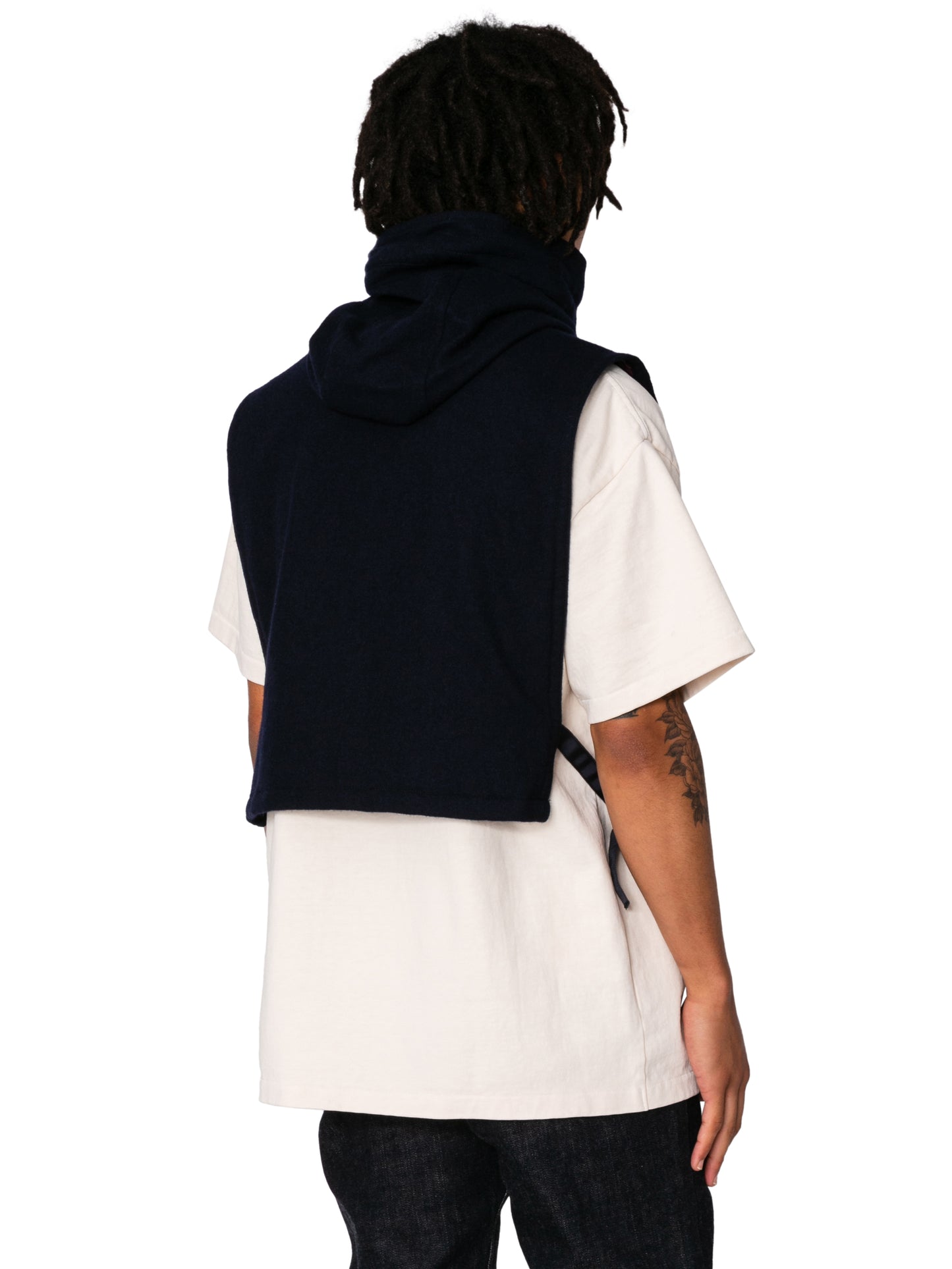 RESEARCHED ANORACK VEST/ ECO WOOL