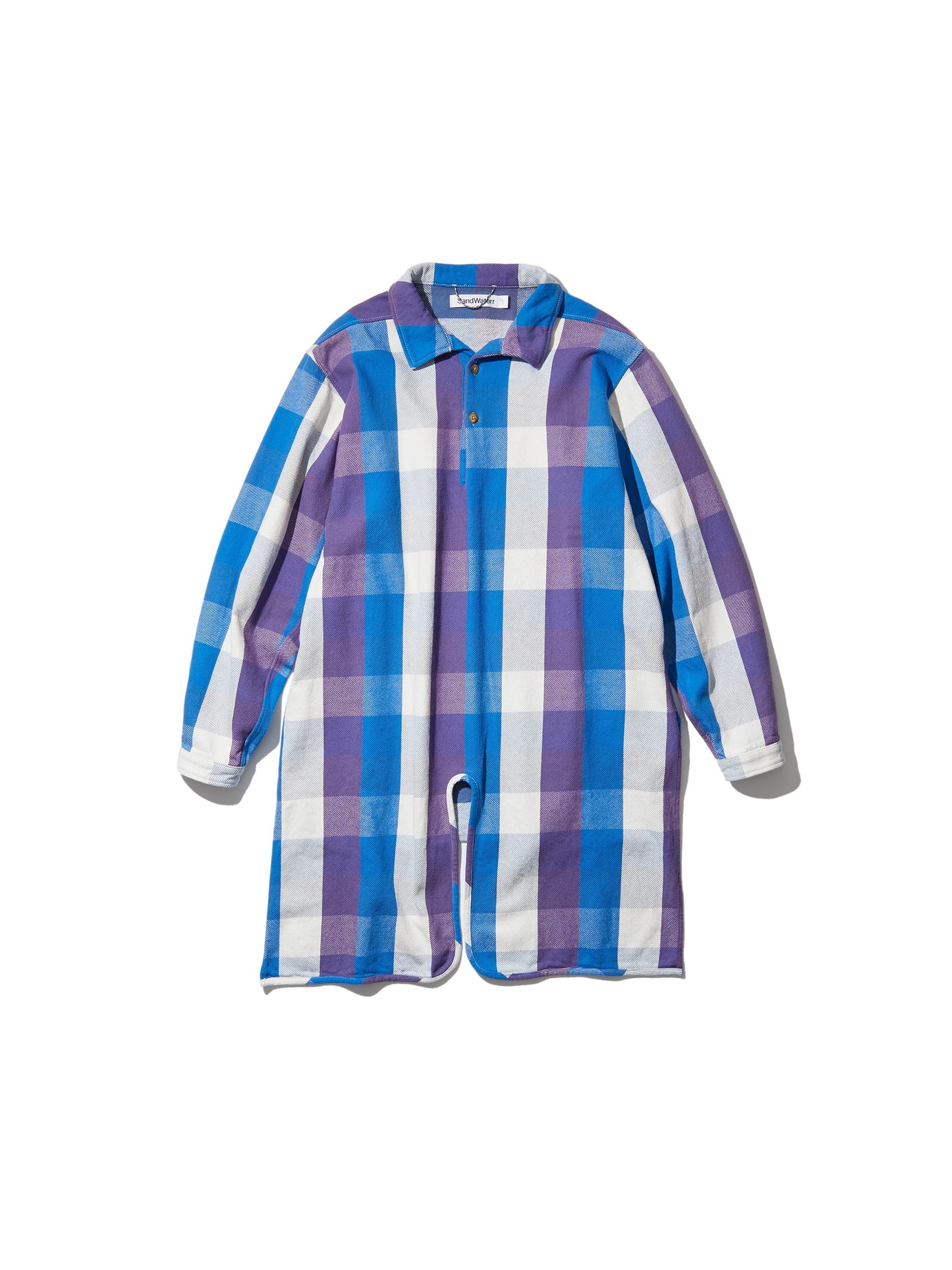 RESEARCHED PULLOVER LONG SHIRT/ FLANNEL CHECK