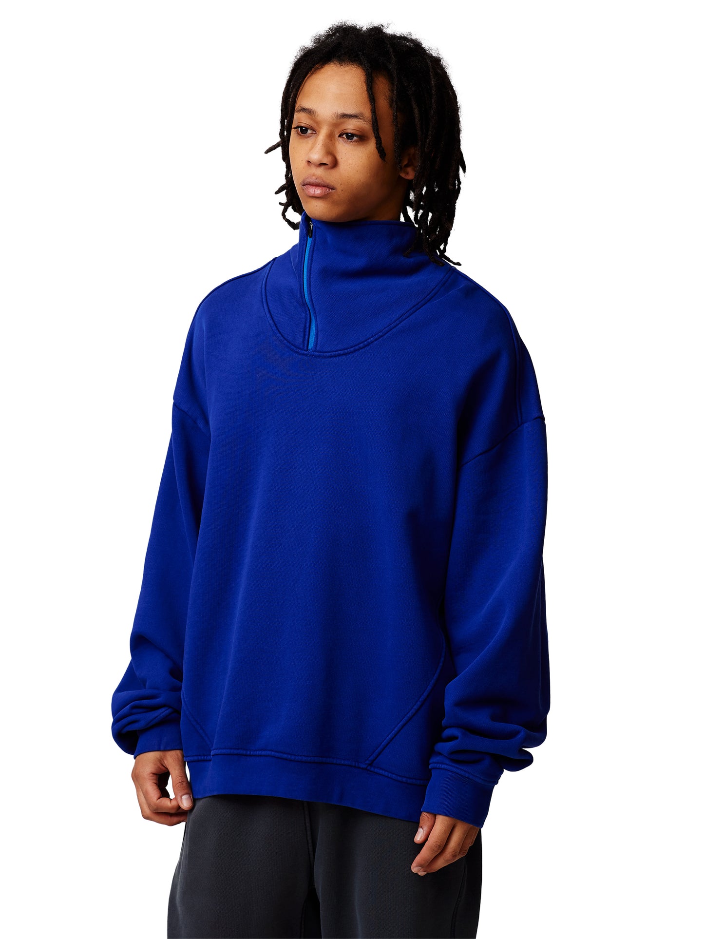 【ARCHIVE SALE 40%OFF】RESEARCHED ZIP UP PULLOVER/ 16oz C.FLEECE