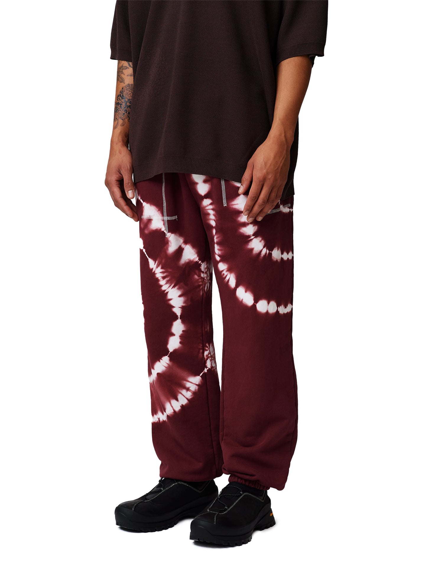 【ARCHIVE SALE 40%OFF】ORGANIZED RIB EASY PANTS/ 16oz C.FLEECE w/TIEDYE