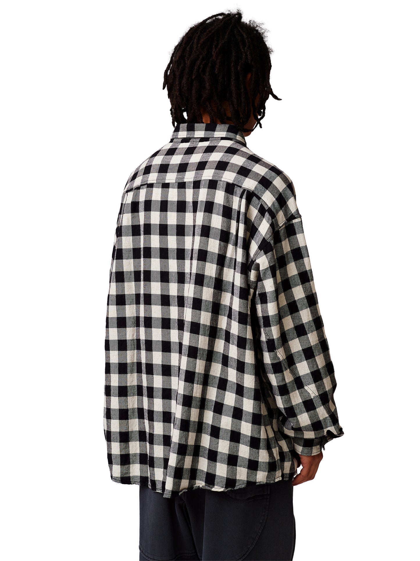 RESEARCHED BAGGY SHIRT/ INDIA COTTON/LINEN