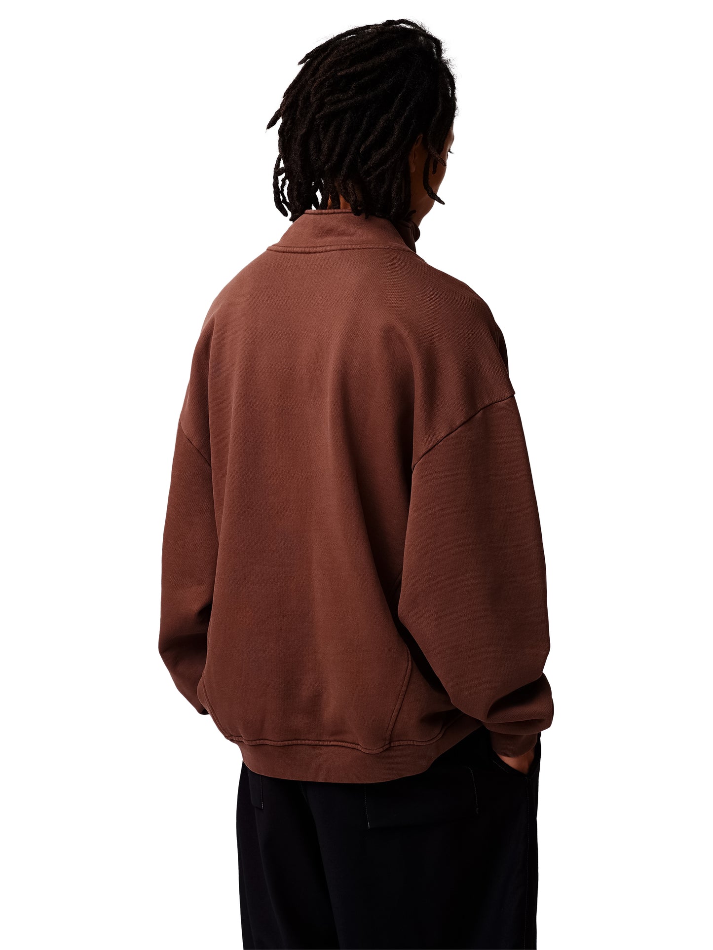 【ARCHIVE SALE 40%OFF】RESEARCHED ZIP UP PULLOVER/ 16oz C.FLEECE