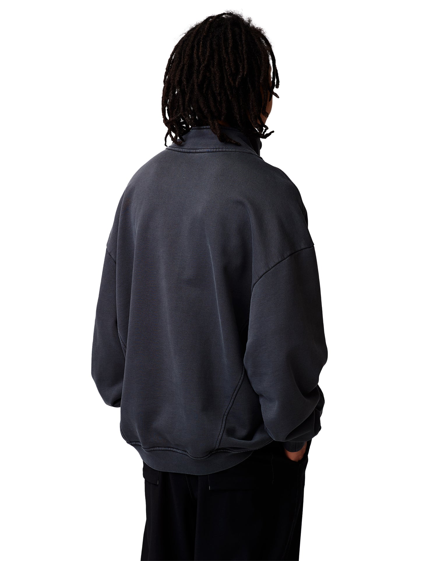 RESEARCHED ZIP UP PULLOVER/ 16oz C.FLEECE