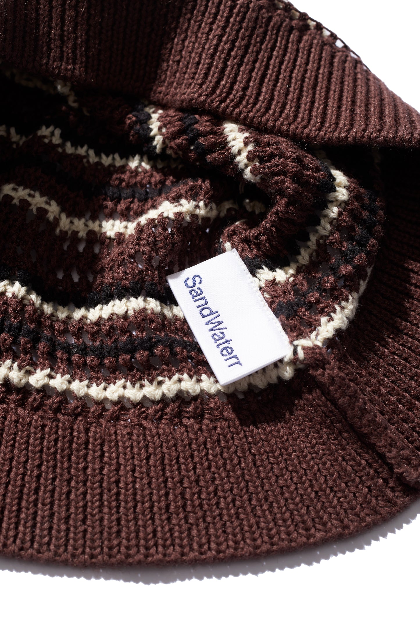 RESEARCHED KNIT HAT/  C,L MIX YARN BORDER